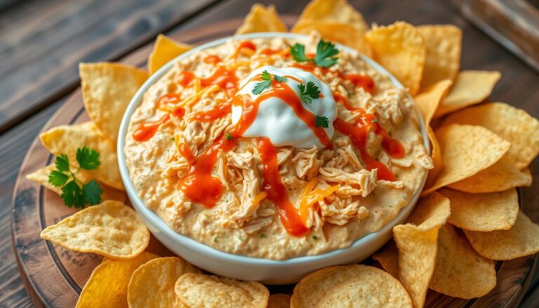 healthy buffalo chicken dip