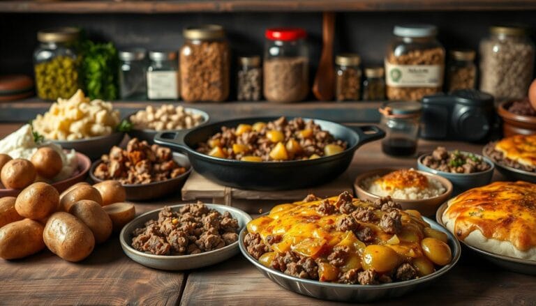 ground beef and potato recipes